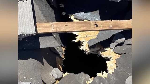 Illegal firework rips hole in Soledad home roof, debris falls into children's bedroom