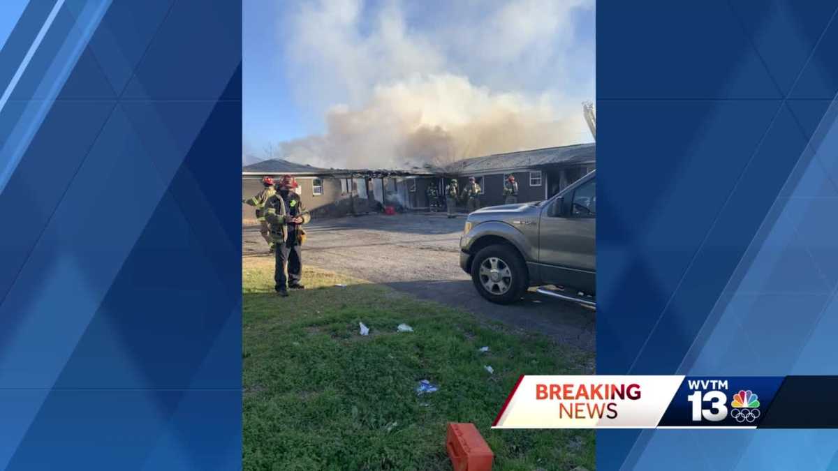 Firefighters battle apartment fire in Ensley