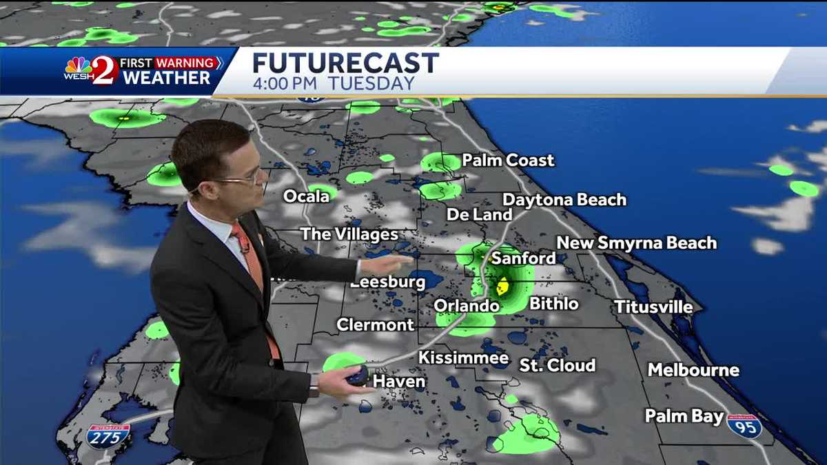 Sunny day across Central Florida before storm chances return