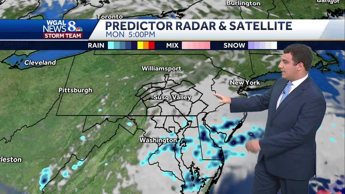 Cloudy & Cool Start To The Week