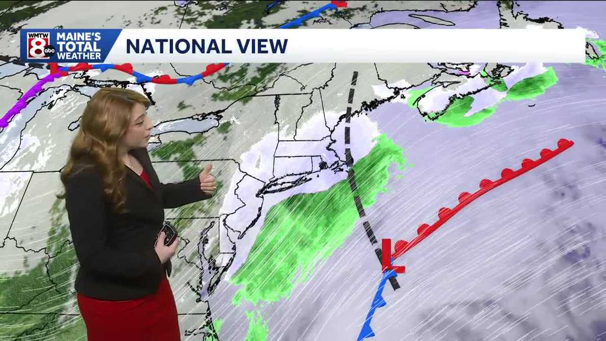 Impact Weather: Snow moves in overnight into Monday