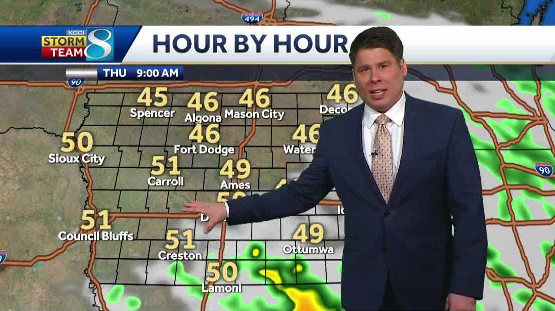 Iowa weather: Sunny and warm but storm chances return Thursday - KCCI