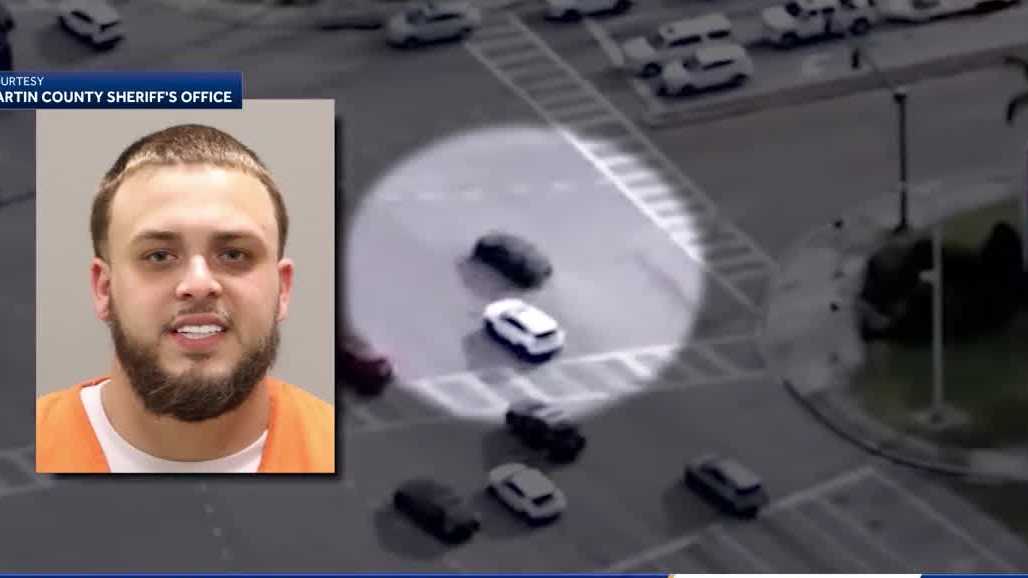 WATCH: Suspect attempts to escape officials in Florida chase