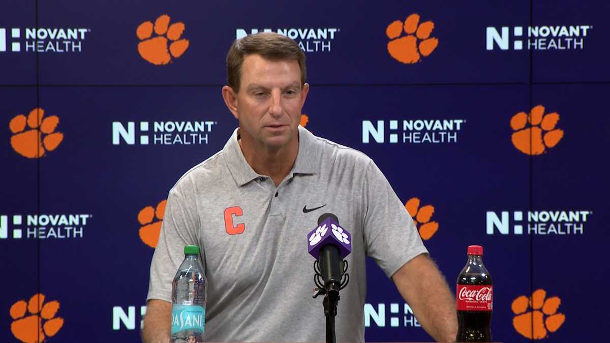 Dabo Swinney previews Virginia Tech