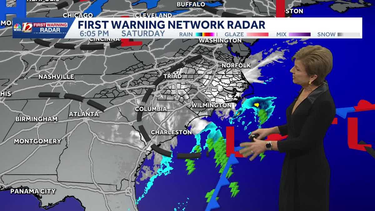 Tracking the major snowstorm across North Carolina