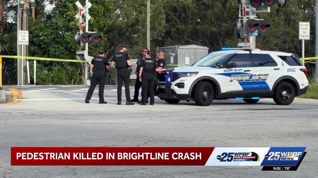 Brightline strikes, kills pedestrian in Delray Beach Tuesday