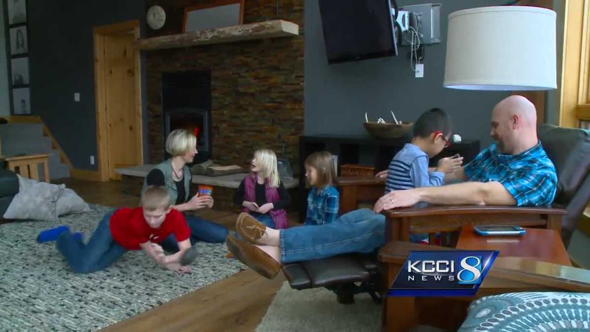 Iowa nonprofits make a big donation to help a local family adopt