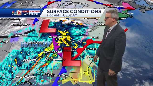 WATCH: Flooding and gusty winds Tuesday afternoon