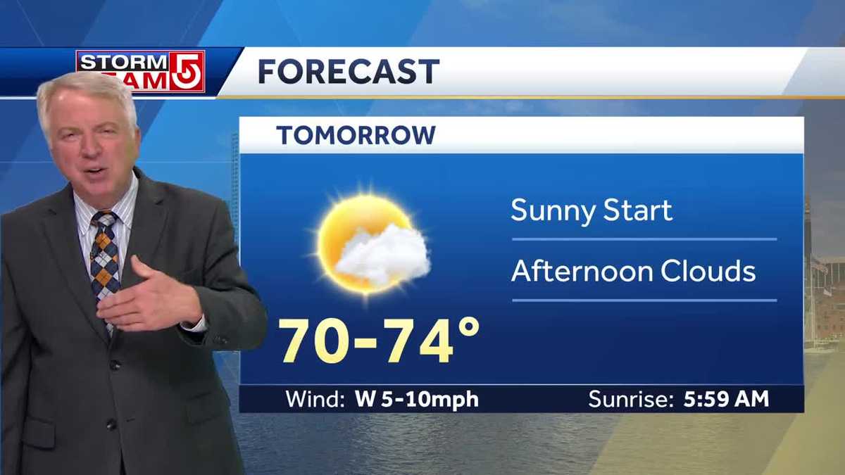 More sunshine on Thursday; warmer days ahead