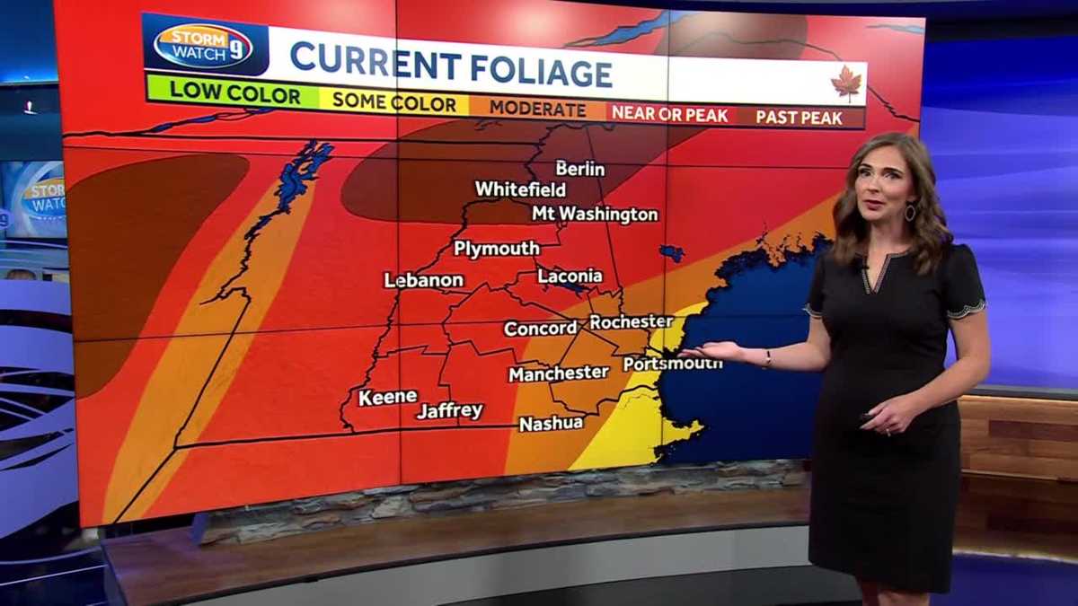 NH foliage tracker: Most of Granite State at, near peak; north past peak