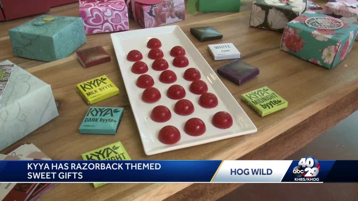 Kyya offers unique chocolate treats for Razorback fans