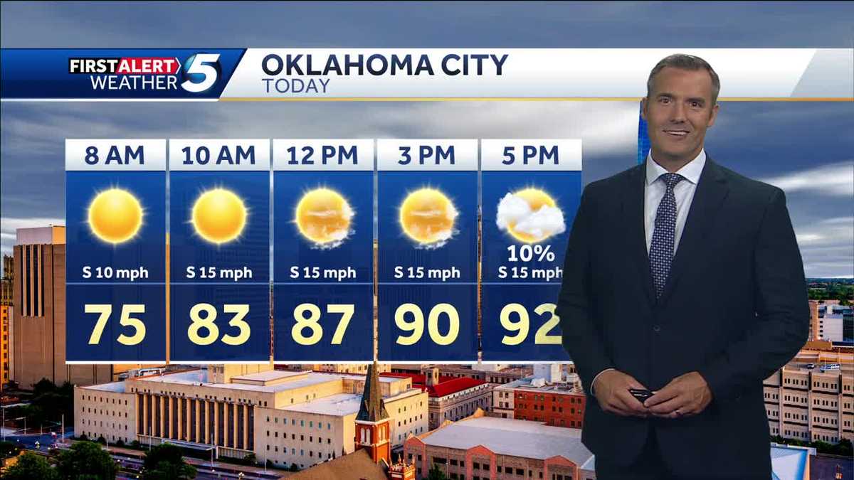 FORECAST: Last rain chance in Oklahoma for a bit - KOCO