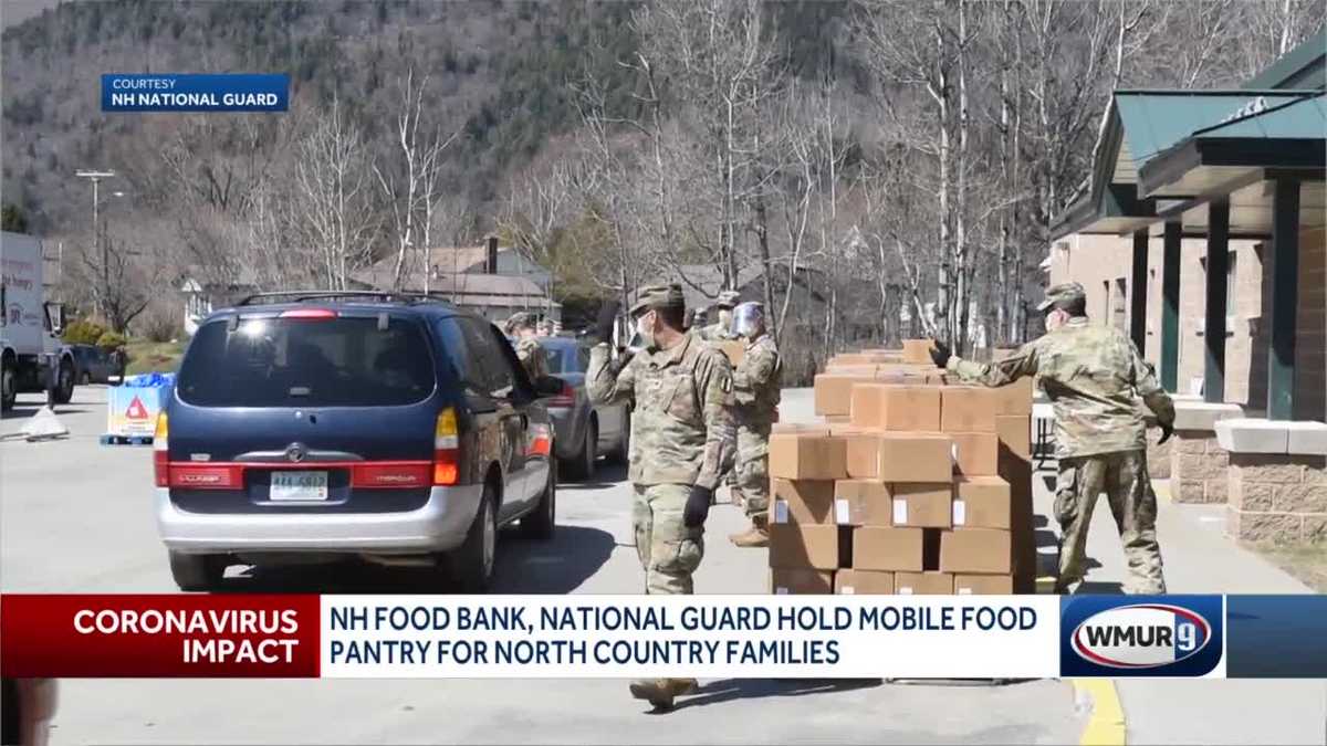 NH Food Bank, National Guard hold mobile food pantry for North Country