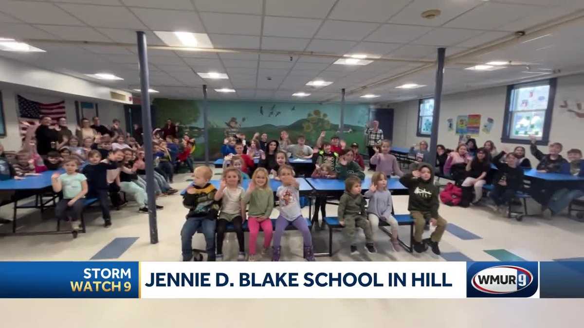 New Hampshire weather school visit: Jennie D. Blake School in Hill