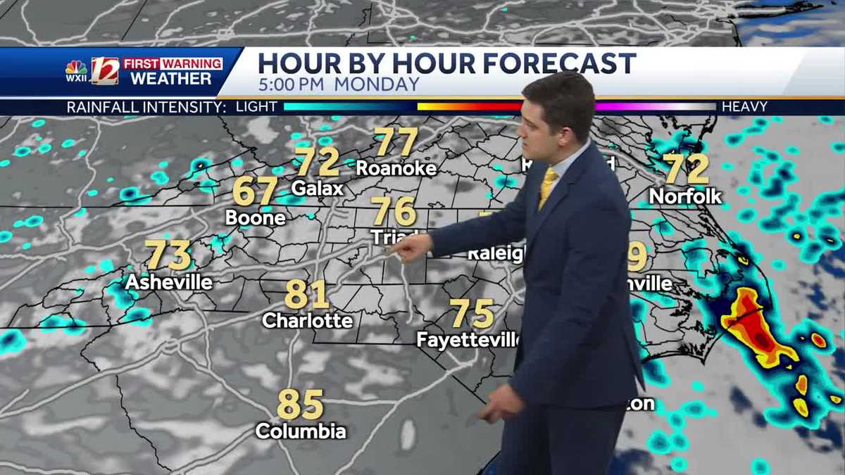 Rain chances return in North Carolina, also a high chance of tropical development this week