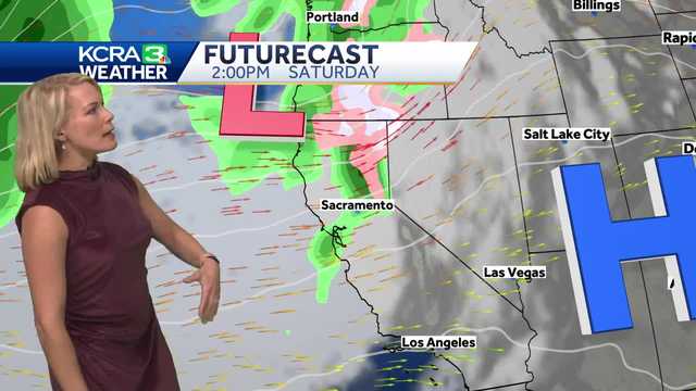 Timing out rain and snow through the weekend across Northern California 