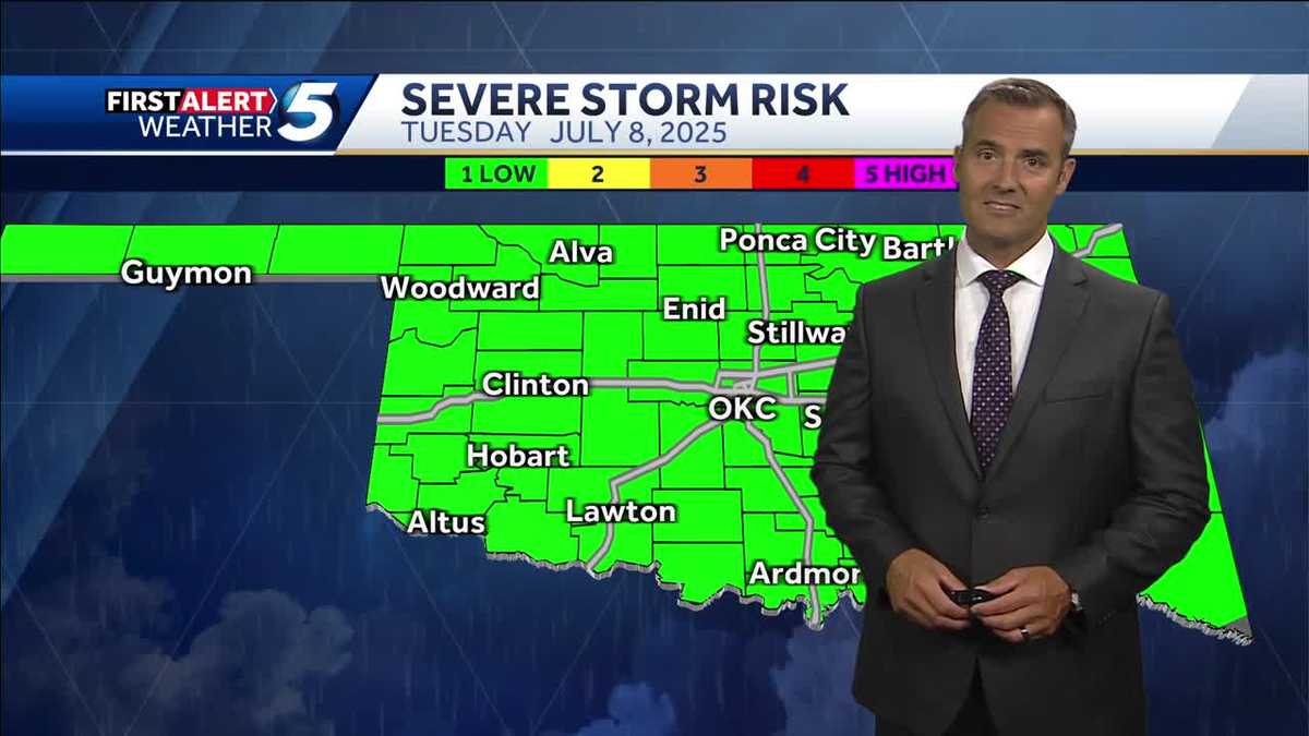 FORECAST: More storms possible Tuesday in Oklahoma - KOCO