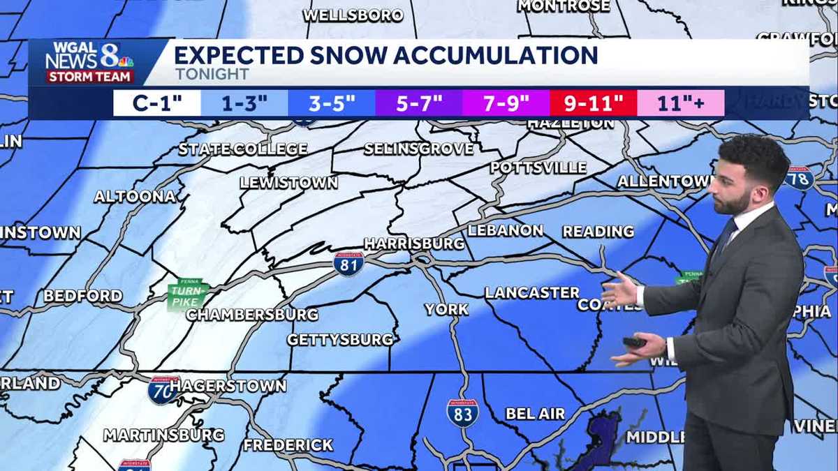 IMPACT: Widespread snow overnight, then bitter cold sets up Sunday ...