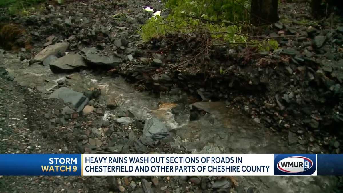 Cheshire County, New Hampshire experiences flash flooding