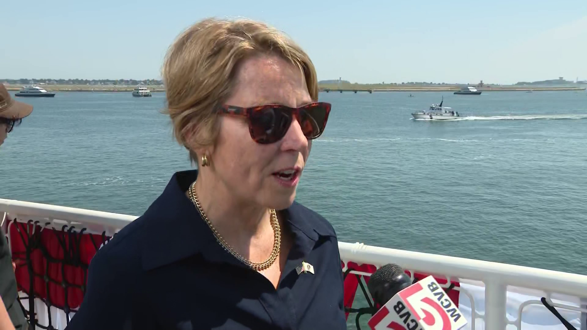 wcvb.com - Hearst Stations Inc. - Gov. Healey: Sail Boston showcases Mass. history, innovation, potential
