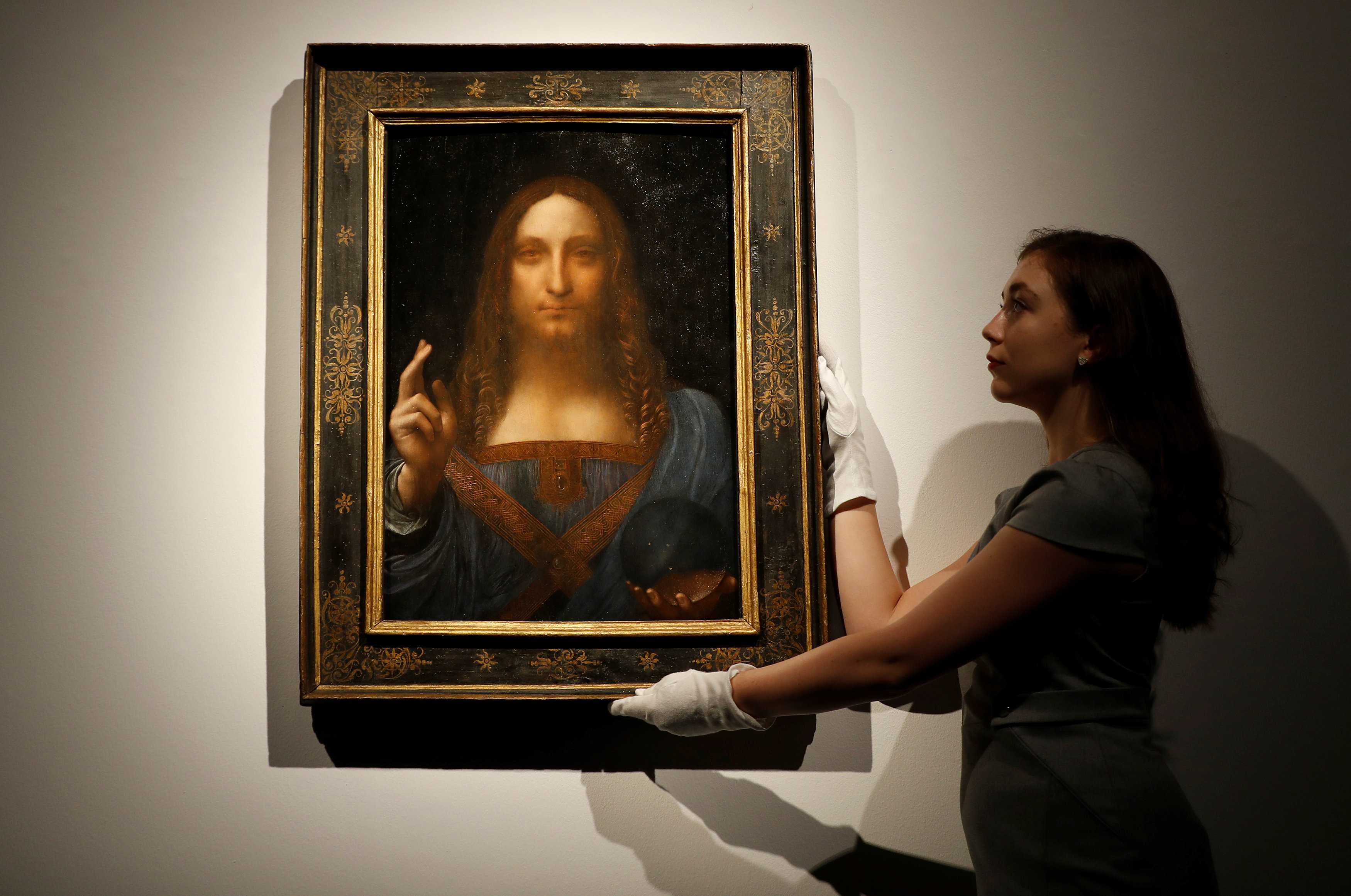 Leonardo Da Vinci's Christ Painting Sells For Record $450 Million