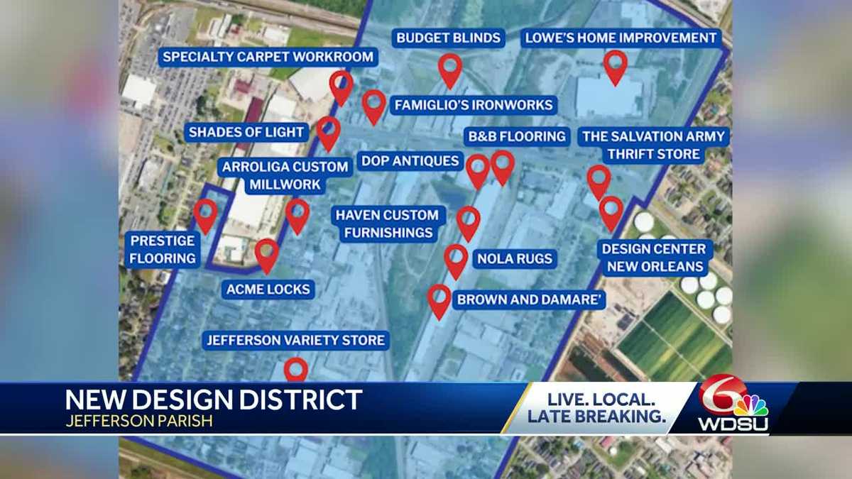 Parish leaders announce new design district in Jefferson