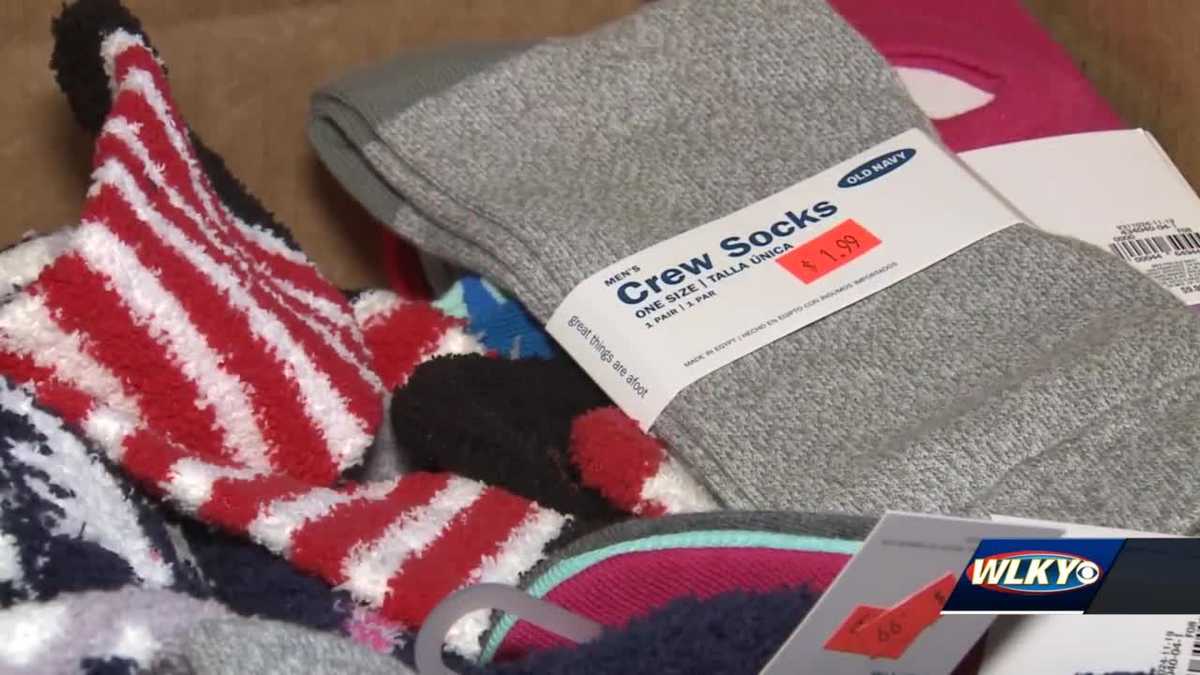 Louisville UPS employees collect 11K pairs of socks for local homeless