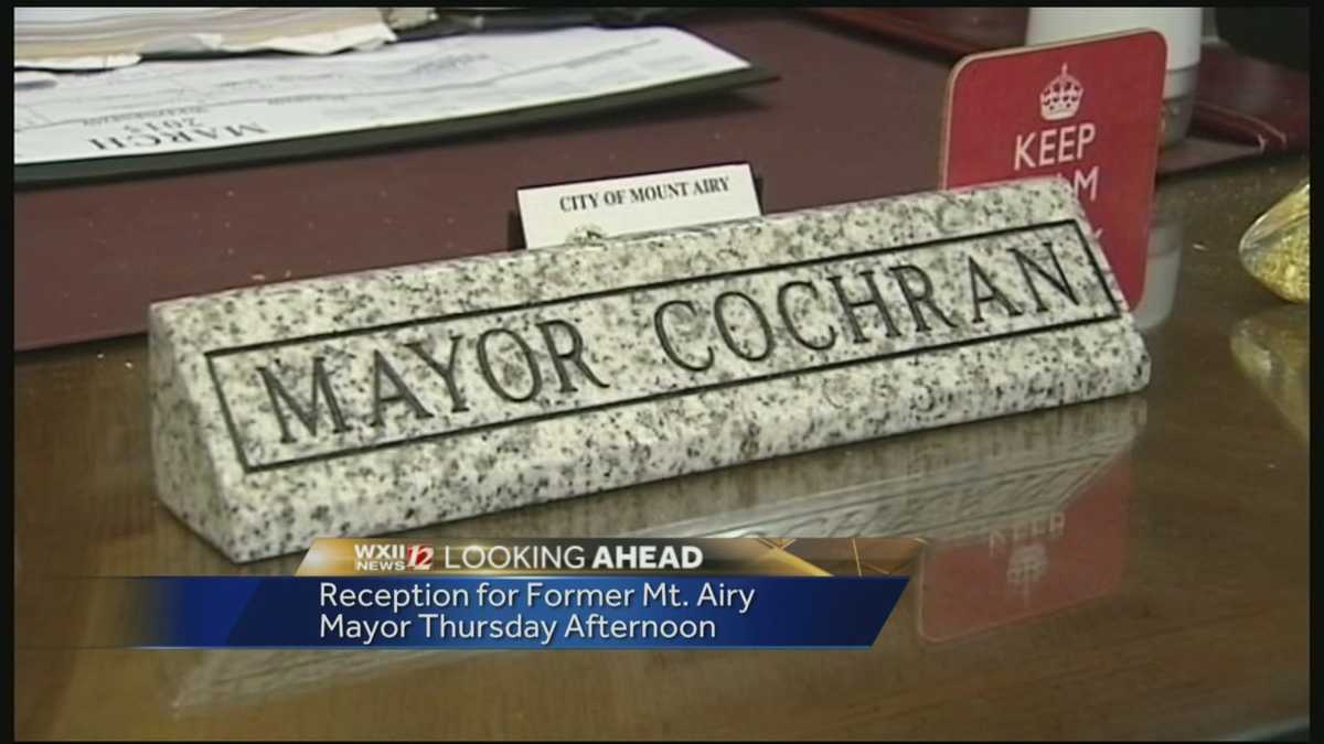Reception for outgoing Mount Airy Mayor Deborah Cochran