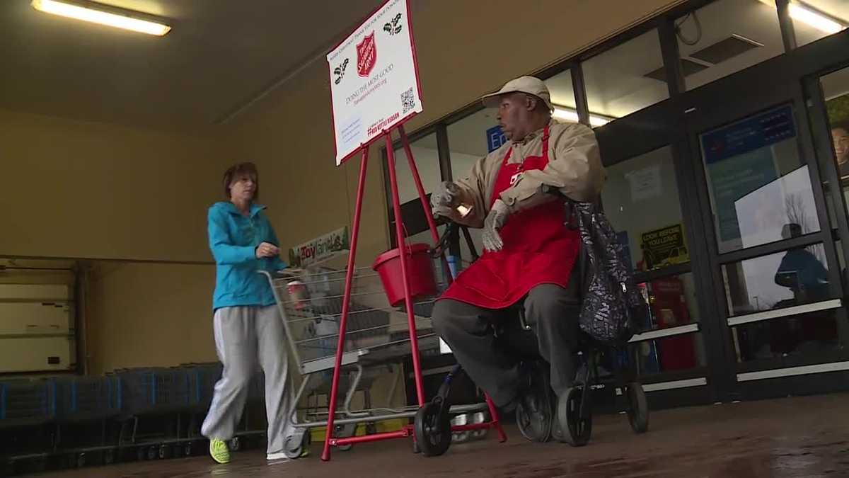 Salvation Army red kettle drive