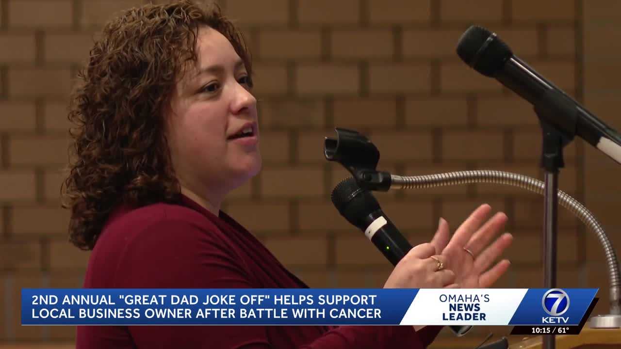 Second annual 'Great Dad Joke Off' helps support Omaha business owner after battle with cancer