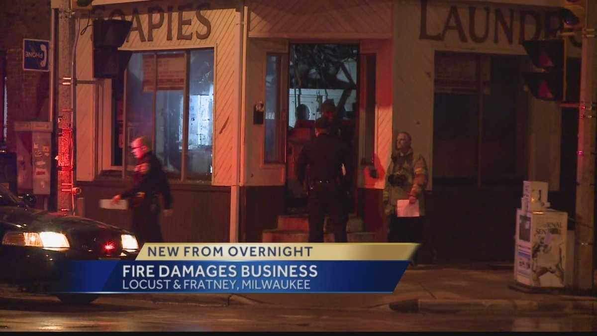 Fire reported at Milwaukee laundromat