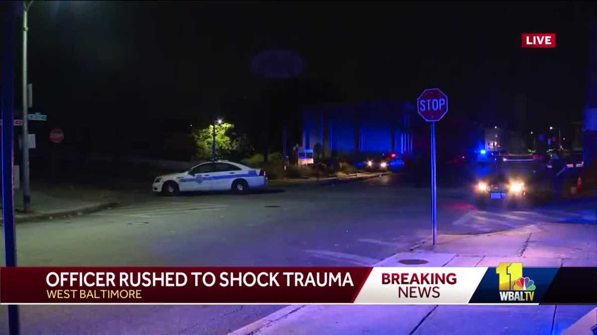 BPD: Officer rushed to Shock Trauma after pursuit of car
