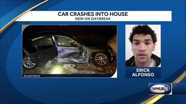 Car crashes into house in Pelham, NH; driver charged - Vimarsana News