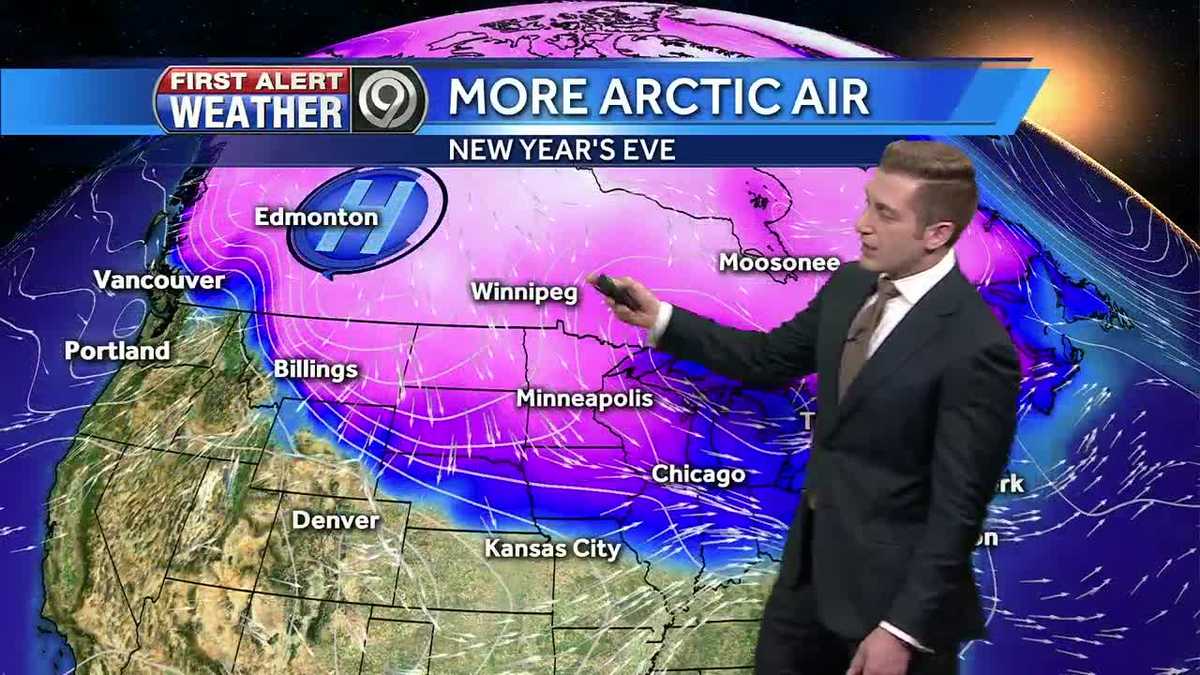 More arctic air will move in this weekend