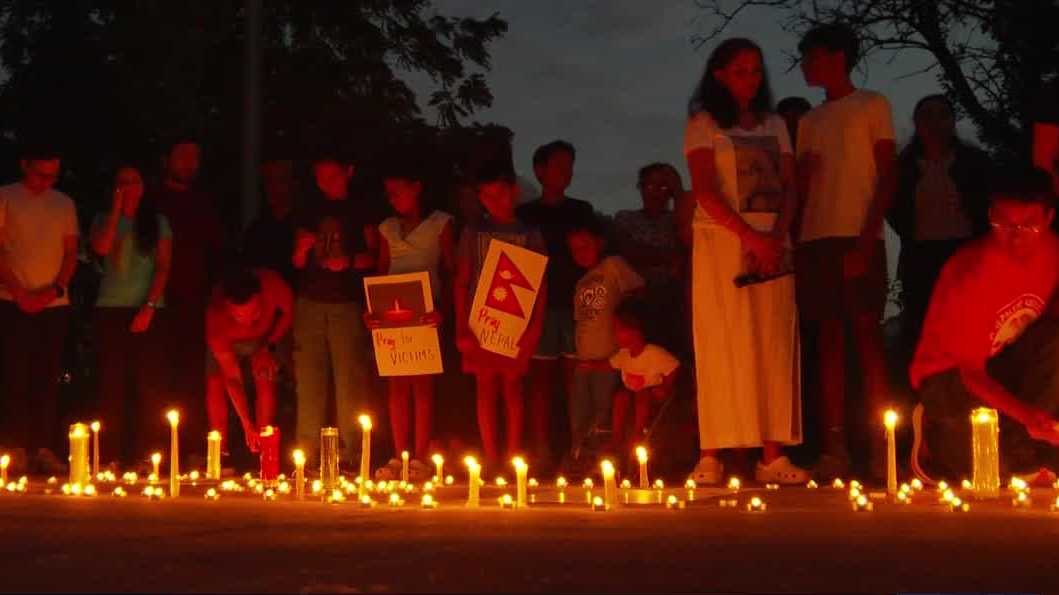 Iowa Nepalese community holds vigil for flood victims