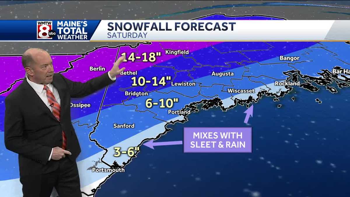 Maine's Winter Weather Warning: What you can expect this weekend