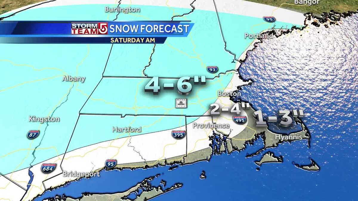 Video: Tracking slick conditions due to widespread snow, rain