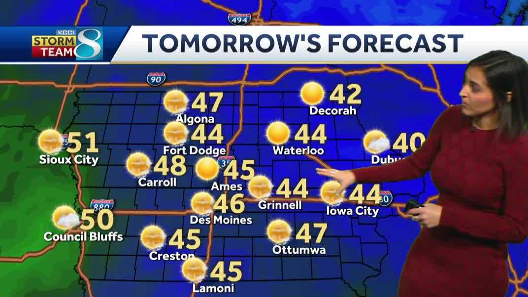 Iowa weather: Temperatures trend up after frigid start