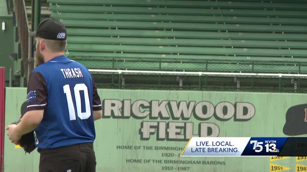 Professional baseball stars play alongside players with special needs