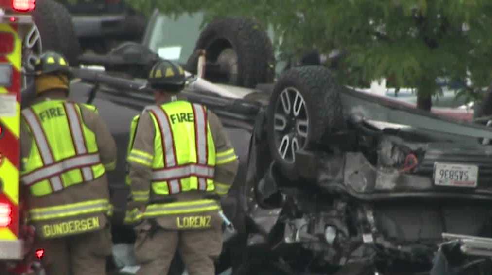 Driver loses control of truck, collides with power pole