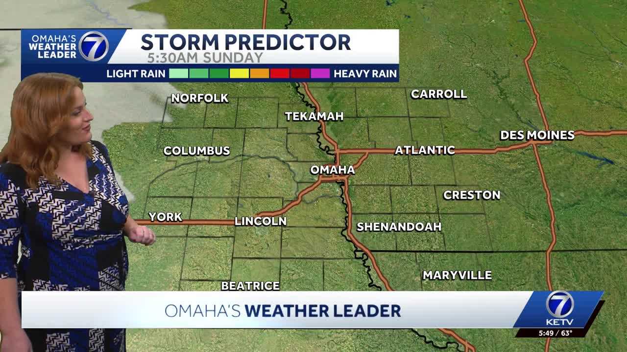 Hot, breezy Sunday for Omaha area