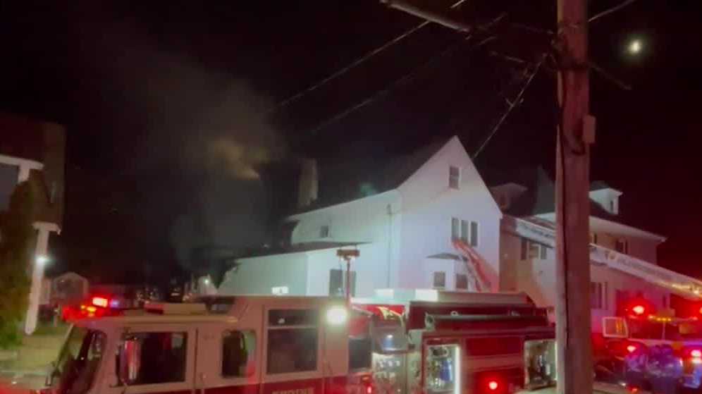 2 people taken to hospital after overnight house fire