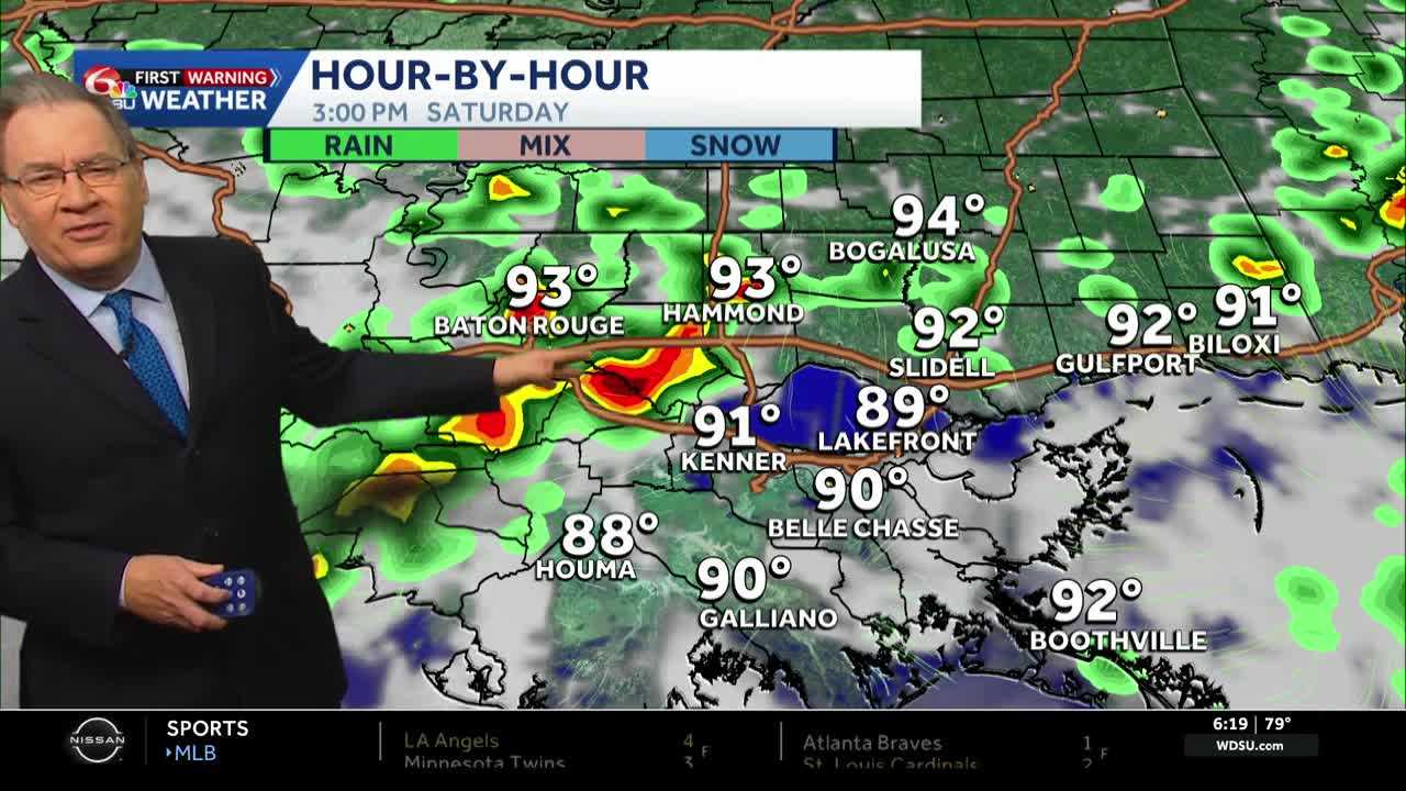 Rains getting heaviest by Sunday and Monday