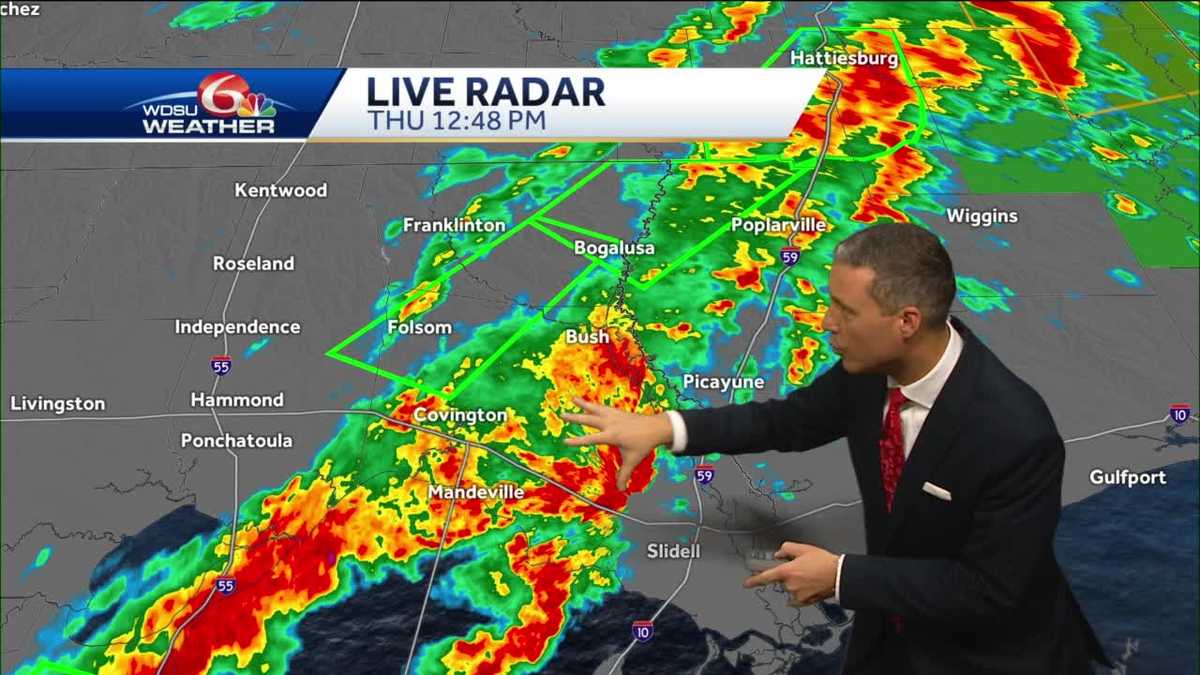 Severe Storms and Flash Flooding Threaten Southeast Louisiana