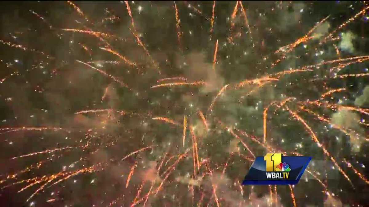 Video July 4 fireworks light up Inner Harbor