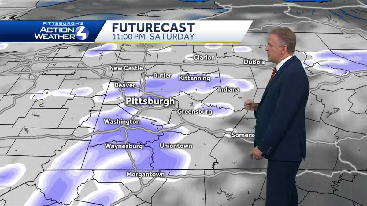 Snow showers coming to an end tonight