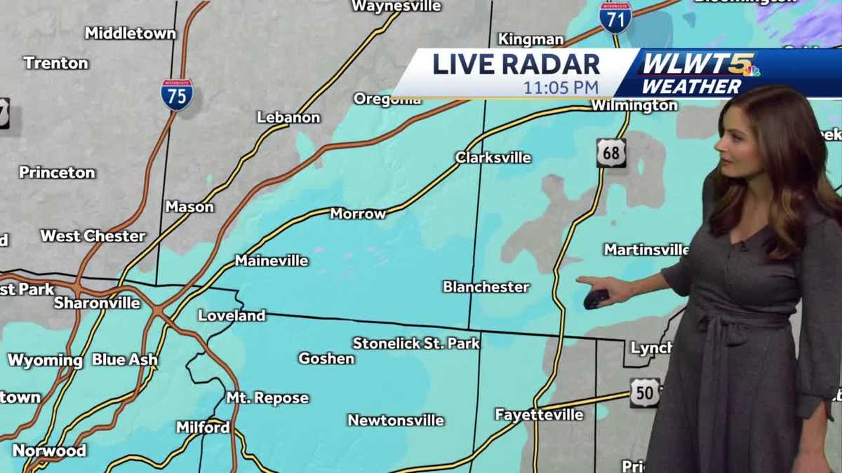 Light snow overnight; Slick spots possible Wednesday morning