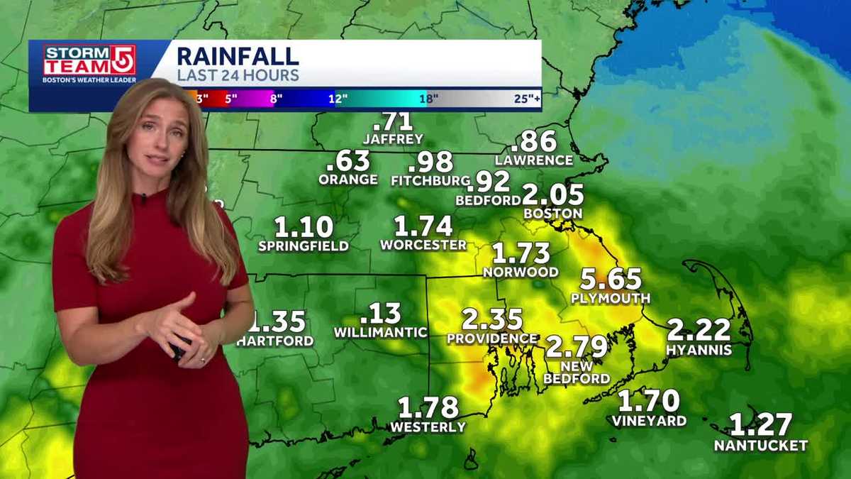Video: Rain continues overnight into Tuesday