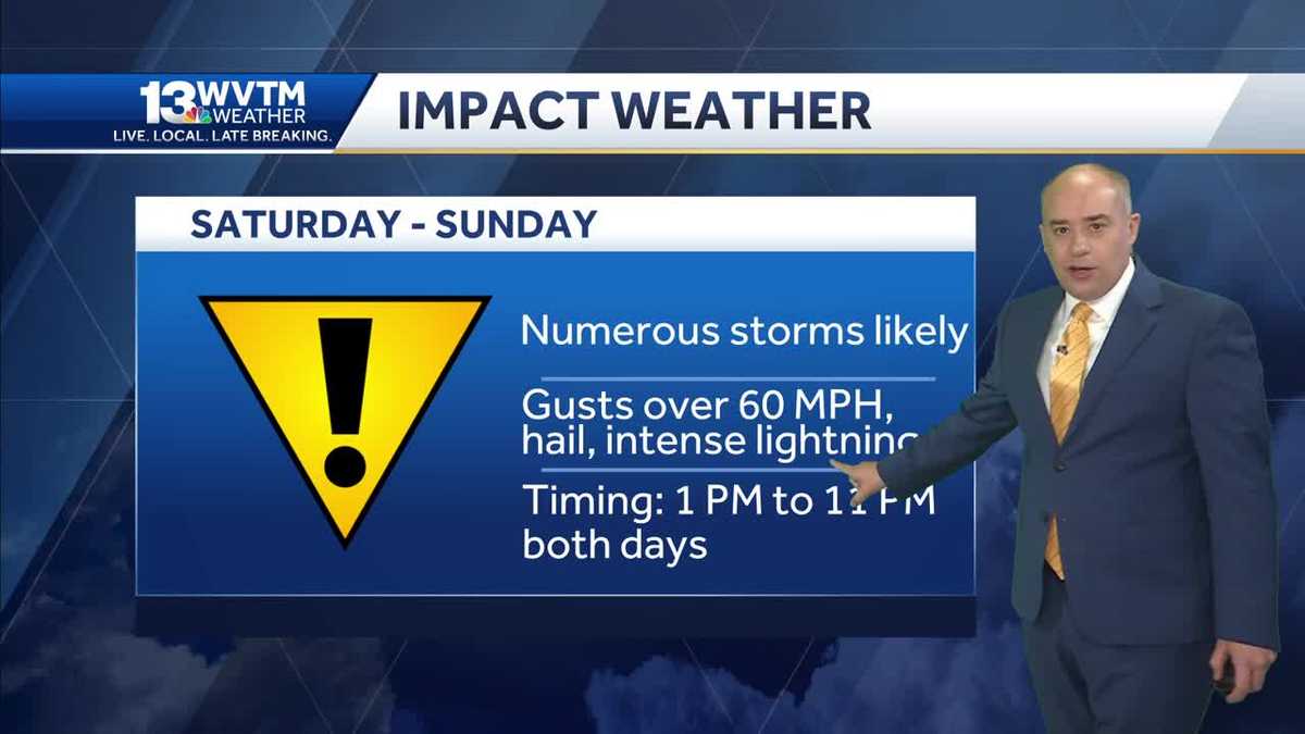 Strong storms likely again across Alabama this weekend