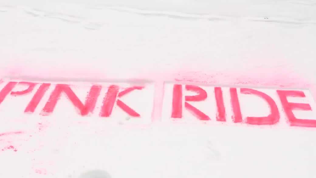 Pink Ride draws 60 snowmobilers, raises funds for cancer research amid prime trail conditions